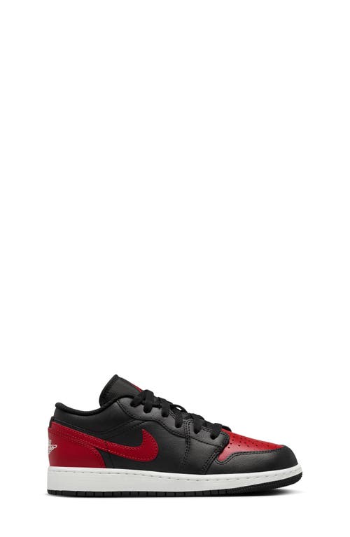 Jordan Air  1 Low Big Kids' Shoes In Black/varsity Red/summit