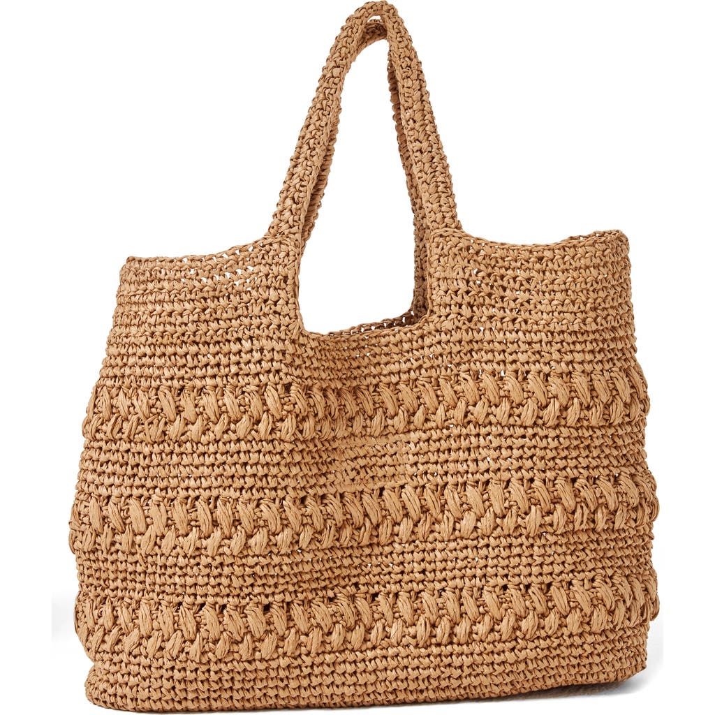 LSPACE Changing Tides Crocheted Raffia Tote in Natural at Nordstrom