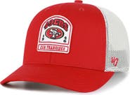 '47 Men's '47 Scarlet San Francisco 49ers Headstone Trucker Adjustable Hat