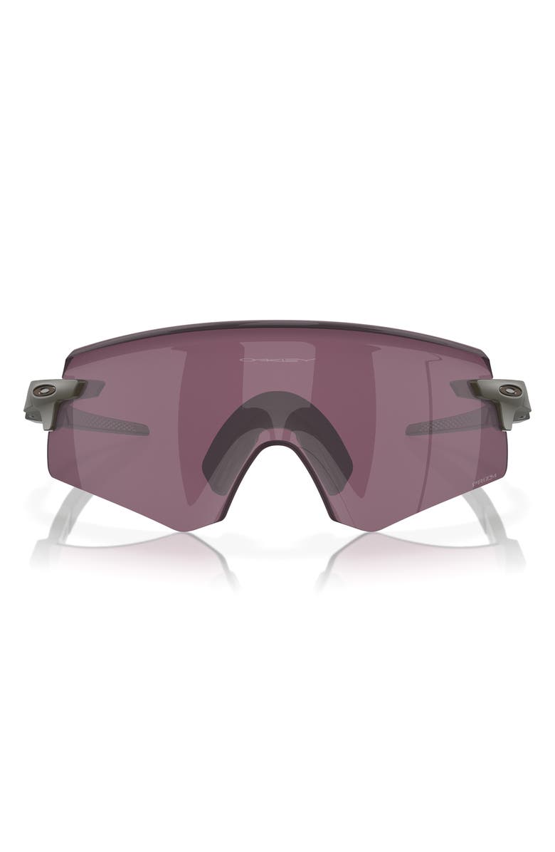 Oakley Encoder Prizm<sup>™</sup> Rimless Wrap Shield Sunglasses, Main, color,