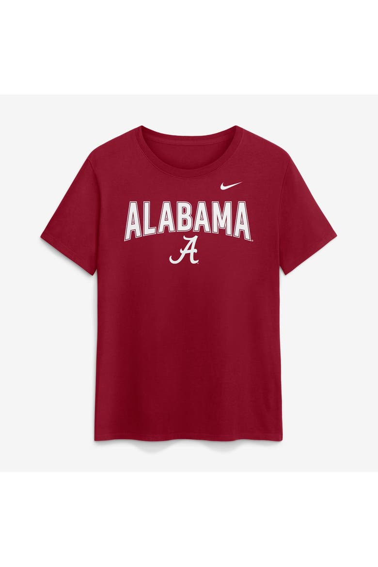 Women's Nike  Crimson Alabama Crimson Tide Arch Logo T-Shirt, Main, color, Crimson