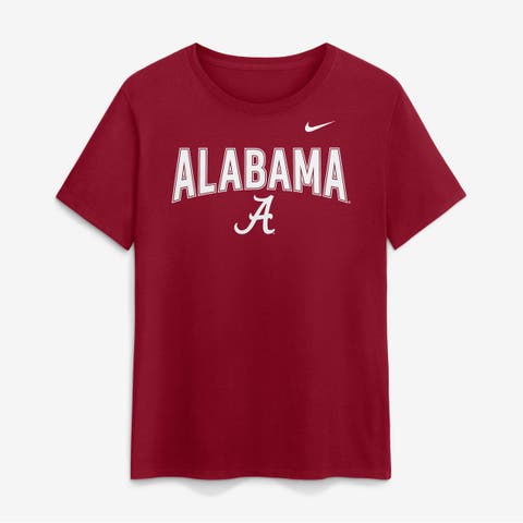 Women's Nike  Crimson Alabama Crimson Tide Arch Logo T-Shirt