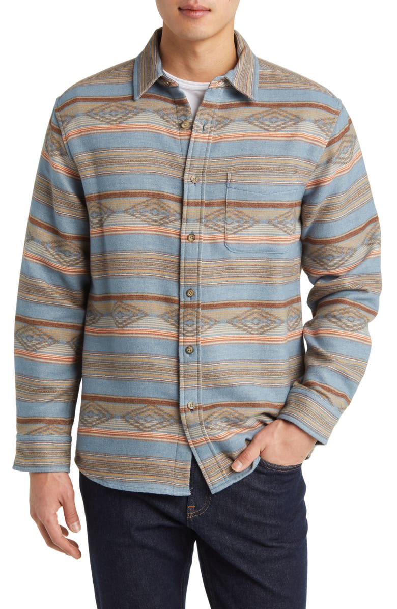Pendleton Marshall Cotton Chamois Button-Up Shirt, Alternate, color,