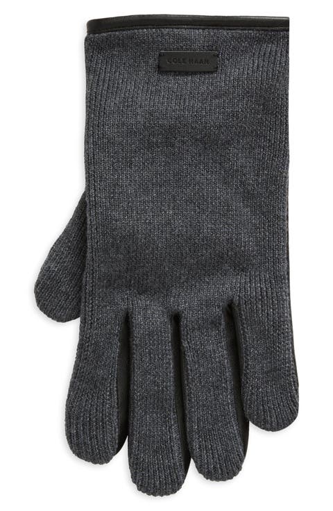 Heritage Knit Back Leather Gloves