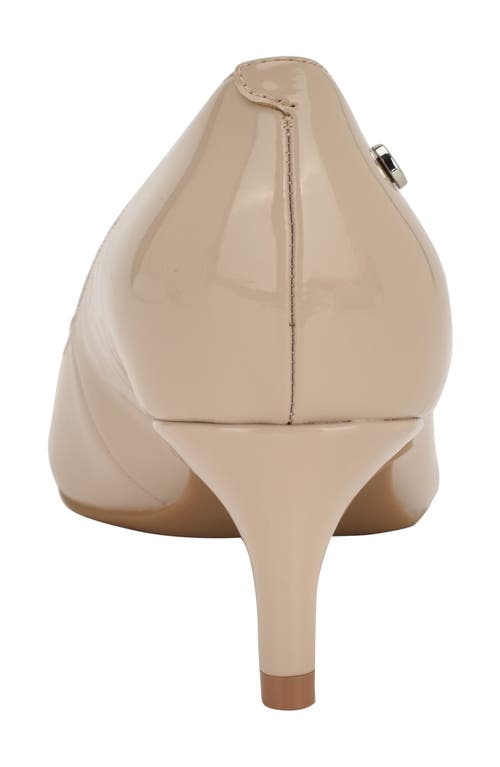 Calvin Klein Deja Pointed Toe Pump In Natural