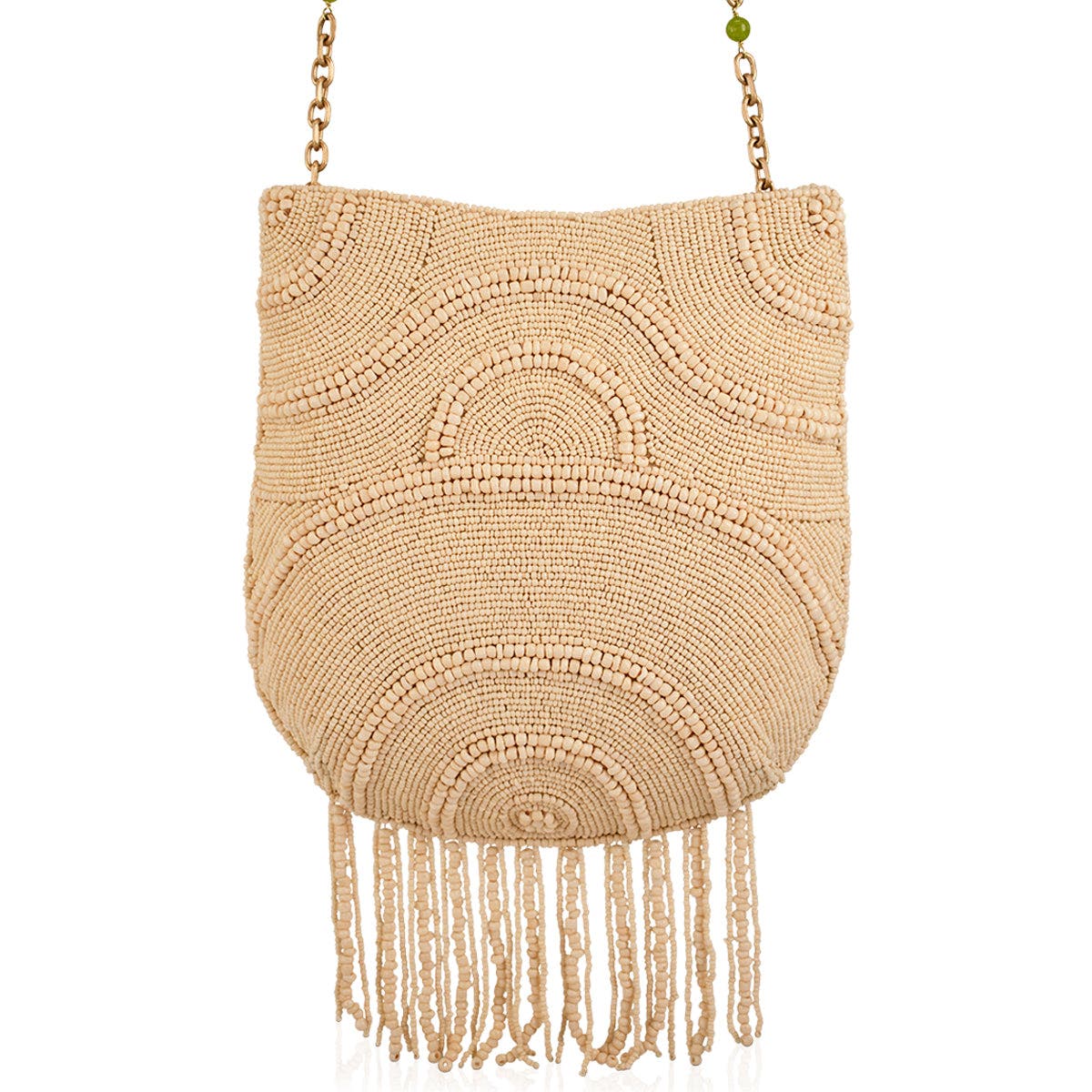 Mary Frances Accessories Coconutty Crossbody Handbag, Alternate, color, Ivory