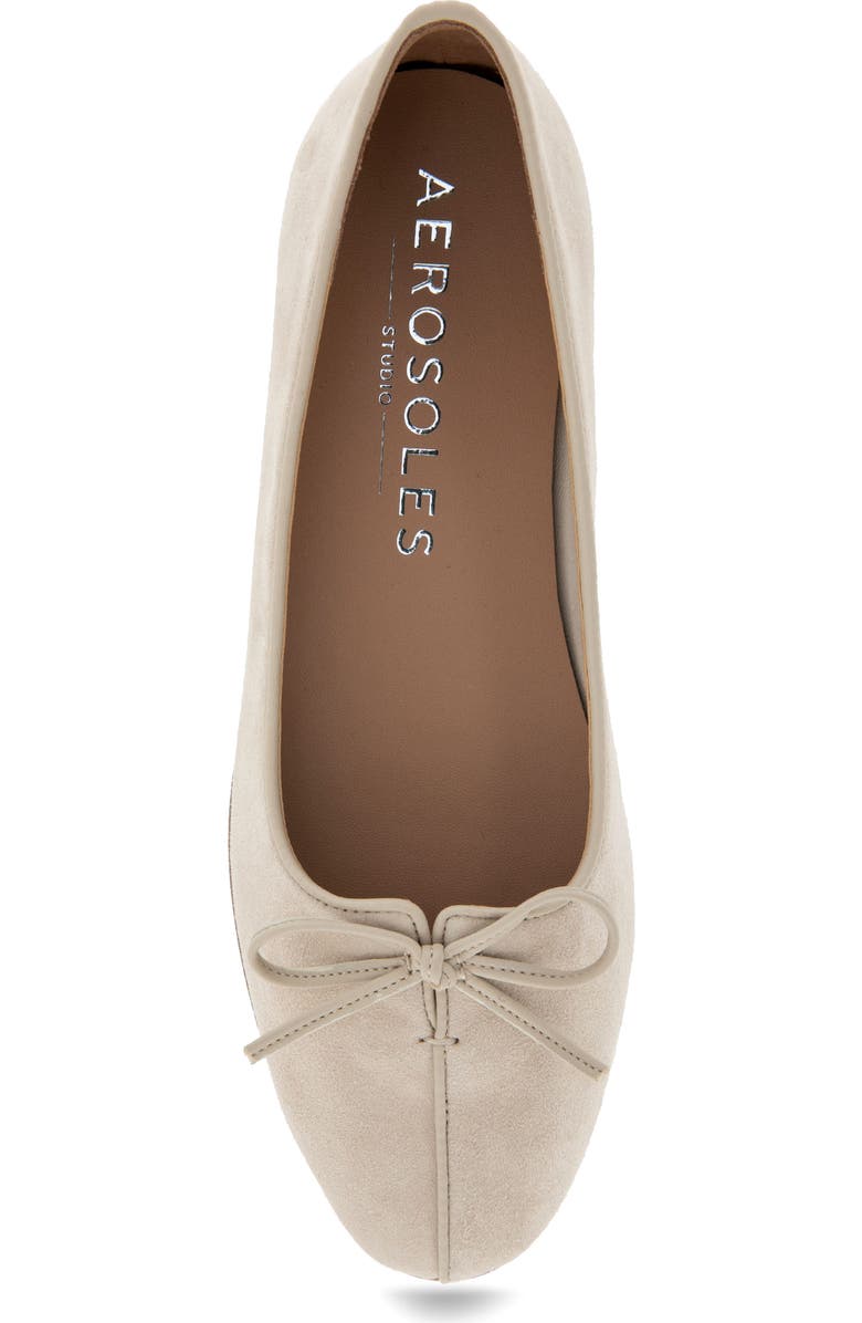 Aerosoles Novia Ballet Flat, Alternate, color, Stone Suede