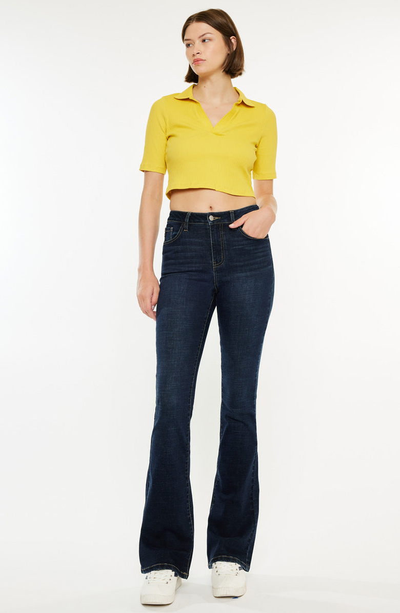 KanCan Avery Essentials High Rise Bootcut Jeans, Alternate, color, Dark Wash