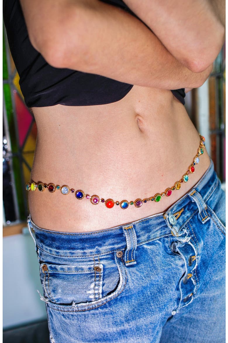 Paint Pot Waist Chain, Alternate, color, Gold