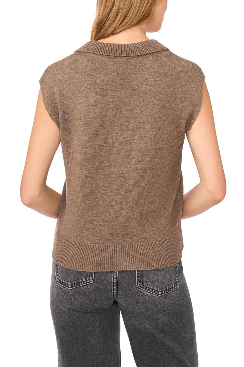 Johnny Collar Sweater Tank, Alternate, color, DEEP SANDSTONE