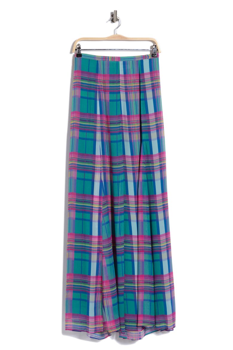 Patrica Plaid Maxi Skirt, Main, color, MULTI COLORFUL PLAID