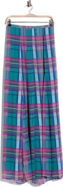 L'AGENCE Patrica Plaid Maxi Skirt