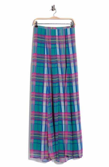 Patrica Plaid Maxi Skirt