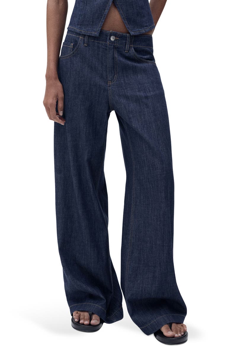 MANGO Wide Leg Jeans, Main, color,