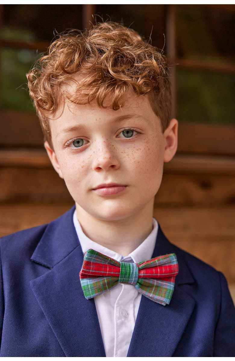 Little English Kids' Bow Tie, Alternate, color, Highlands Tartan