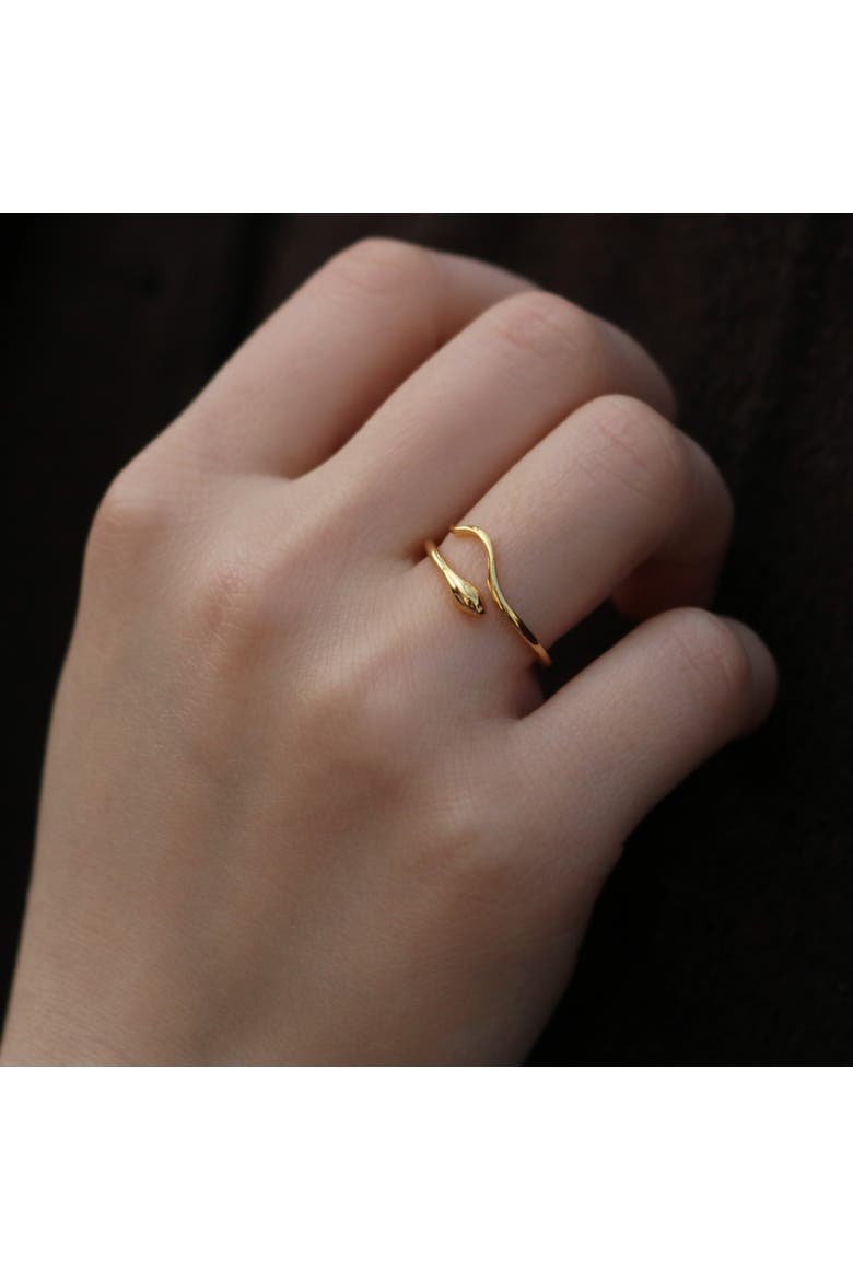 Little Snake Ring, Alternate, color, Gold