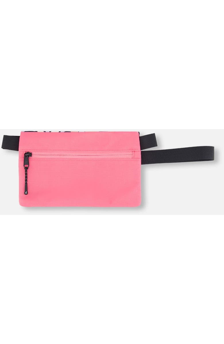 Deux par Deux Double Pencil Case Retro Flower, Alternate, color, Black