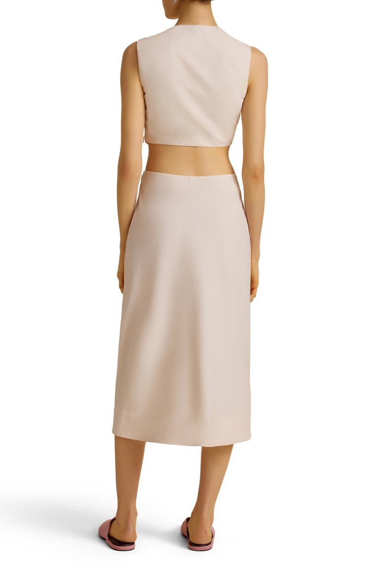 Cotton Twist Dress, Alternate, color, Ecru