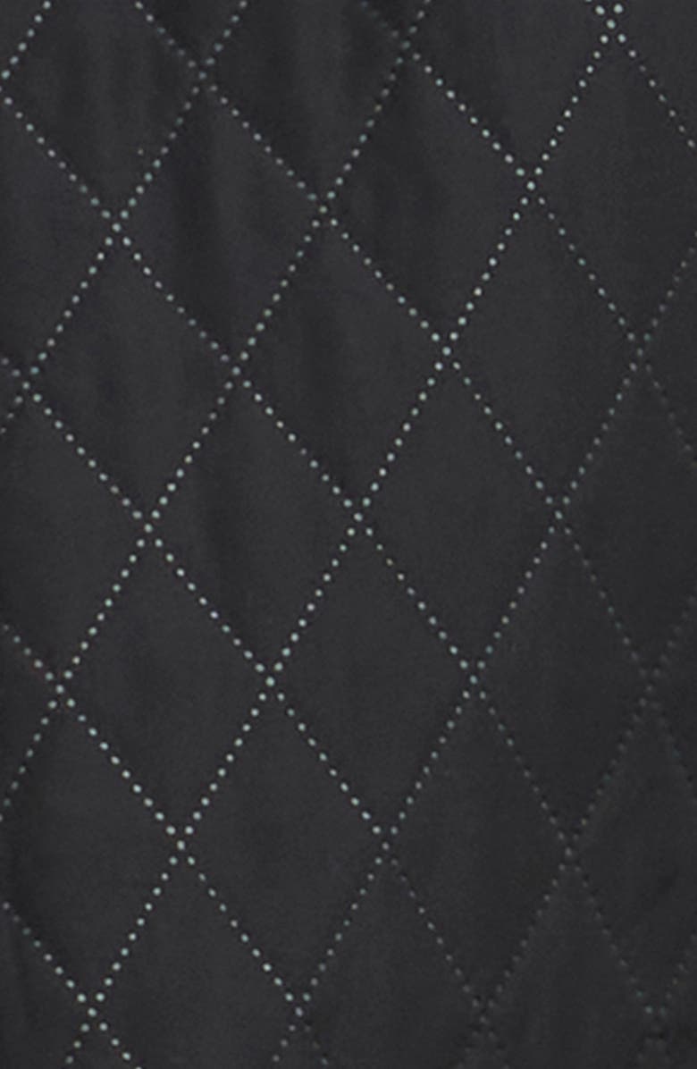 Barbour Kirby Quilted Jacket, Alternate, color, Black/ Dress Tartan