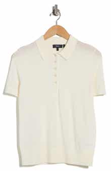 Theory Short Sleeve Wool Polo