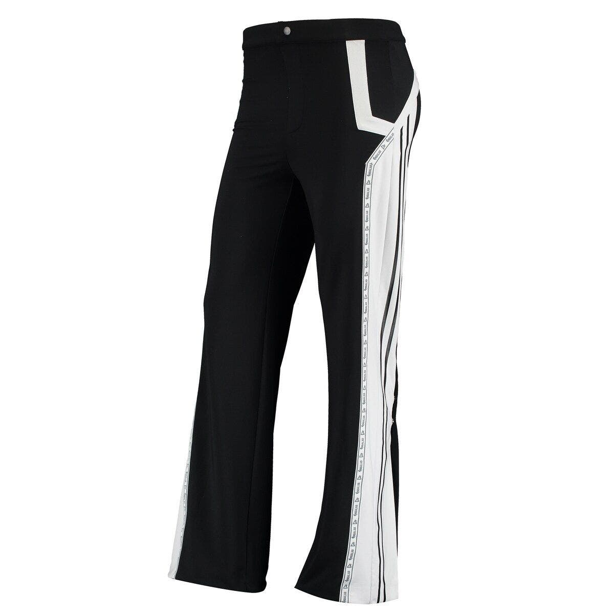Women's Qore Black Brooklyn Nets Nostalgic Tracksuit Pants - image 2