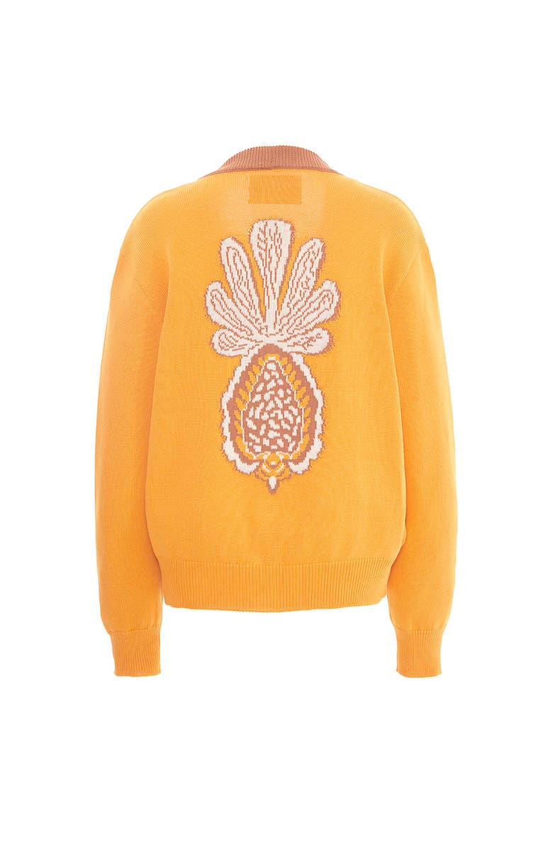 La DoubleJ Pineapple Cardigan Ivory, Alternate, color,
