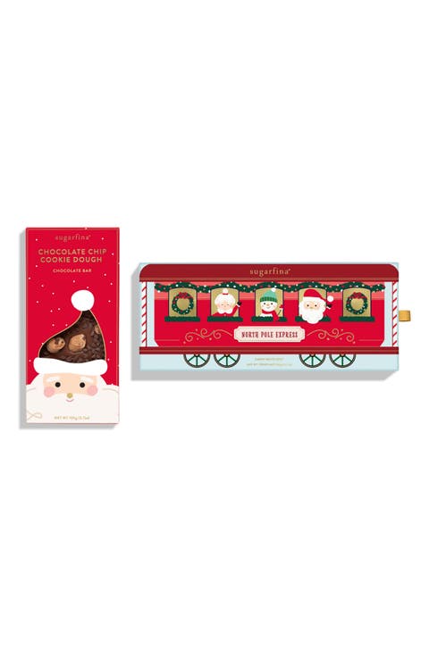 To Santa, With Love 3-Piece Candy Bento Box & Candy Bar Bundle