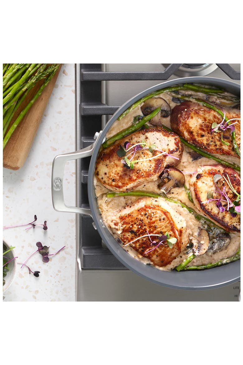 Premier Ceramic Nonstick 7-Quart Dutch Oven with Lid, Alternate, color, CREAM