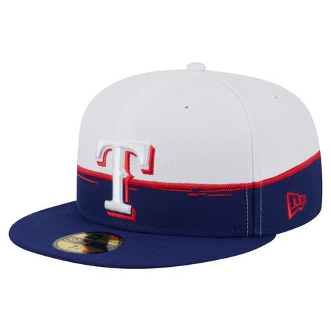 Men's New Era  Royal/White Texas Rangers Paint Stroke 59FIFTY Fitted Hat