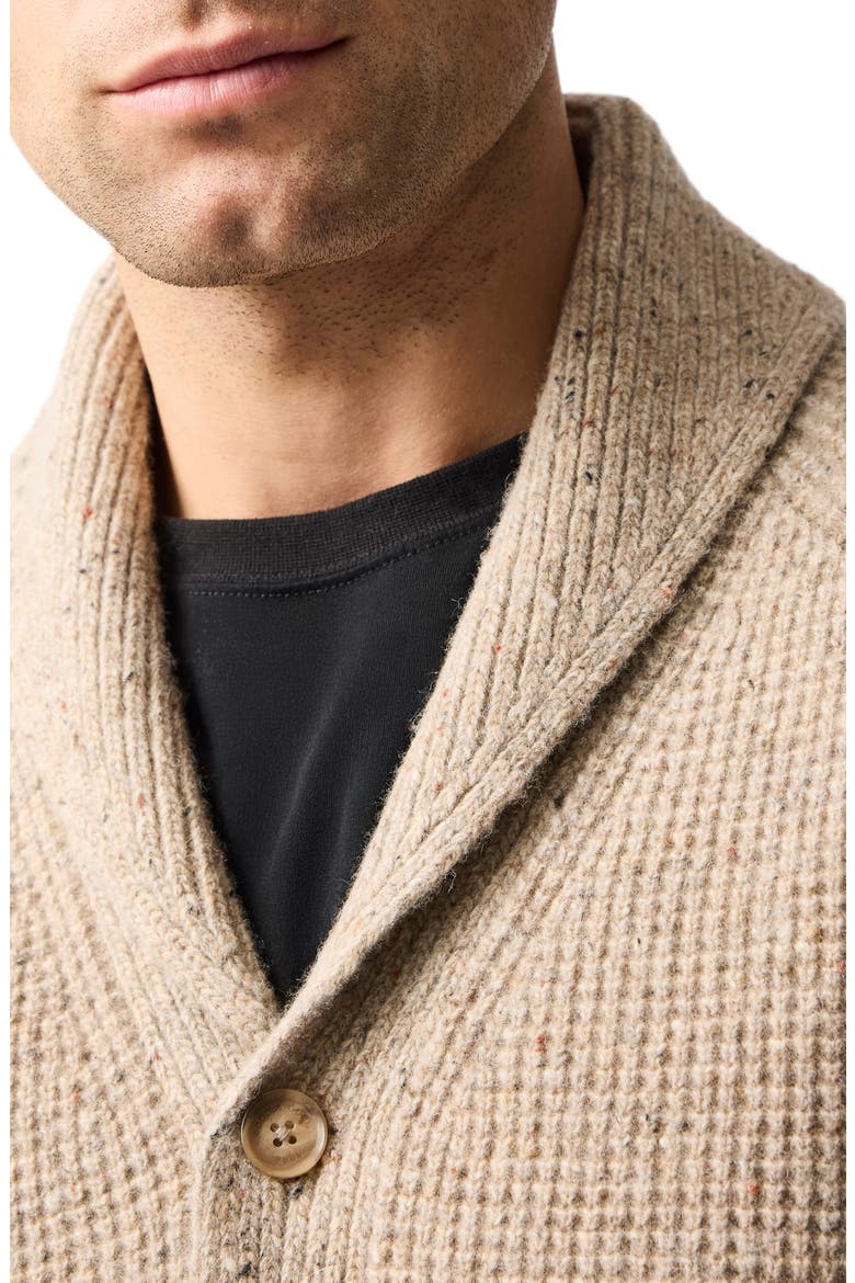 Williamson Merino Wool Blend Shawl Collar Cardigan, Alternate, color, NATURAL