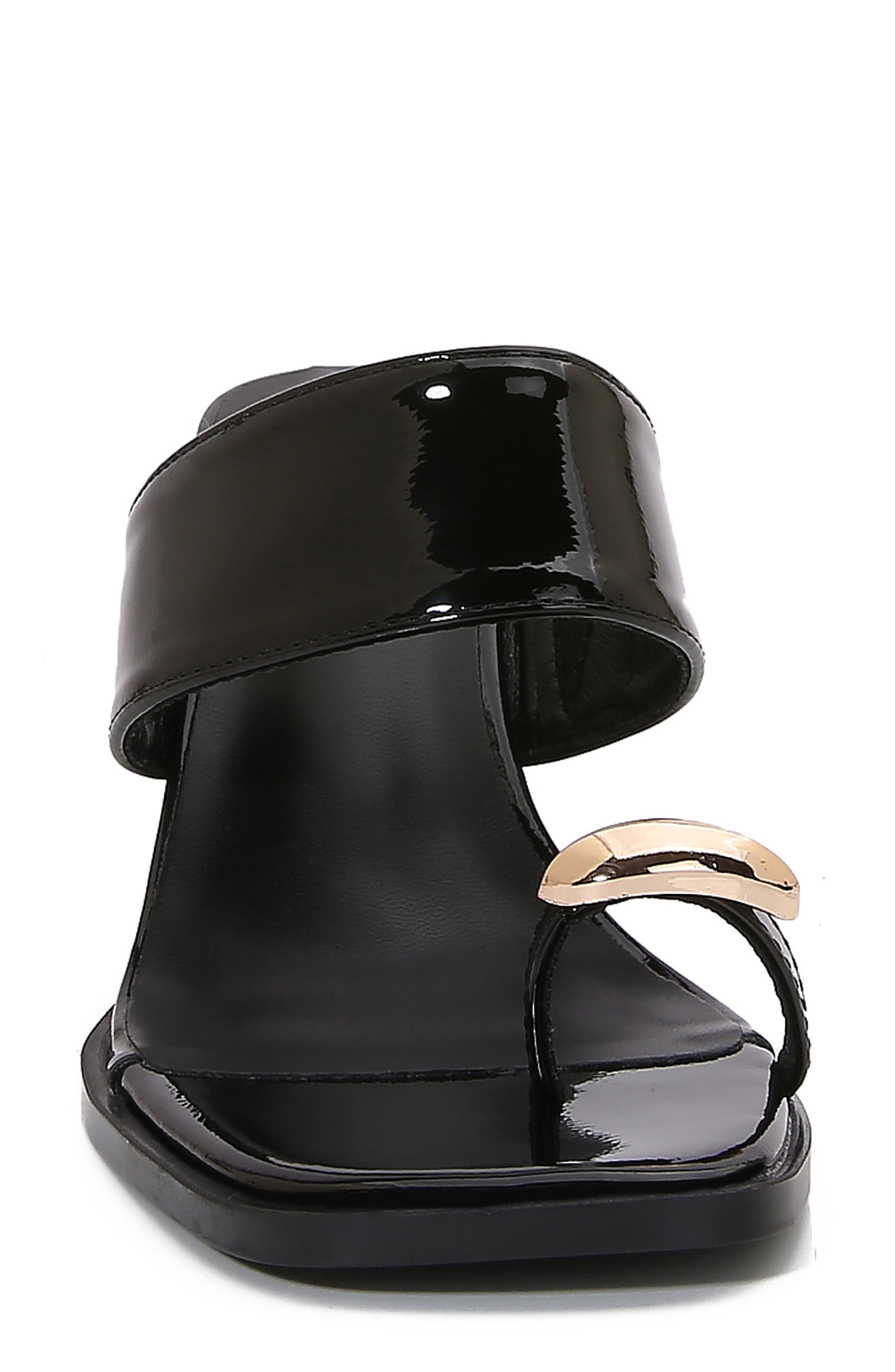 BERNESS Catha Toe Loop Sandal, Alternate, color, Black