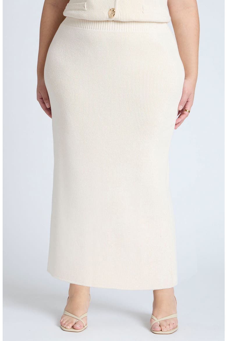 Knit Midi Skirt, Main, color, DEW