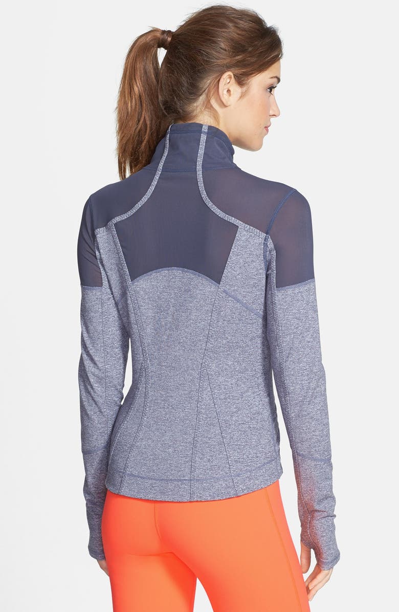 Zella 'Power' Mélange Jacket, Alternate, color, 