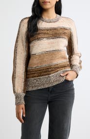 CITY BLUES Mix Stripe Sweater