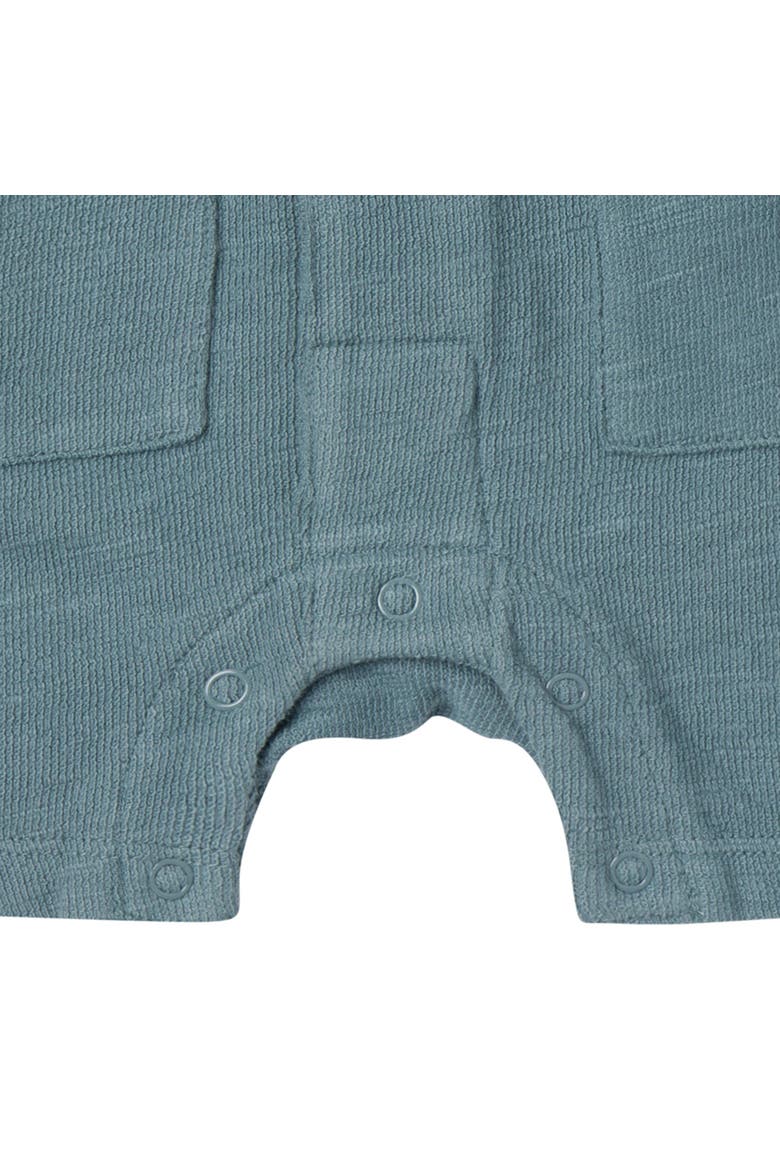 Collared Short Sleeve Romper, Alternate, color, Dark Teal