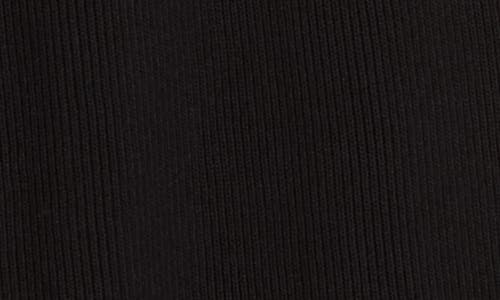 Lucy Paris Grayson Knit Wide Leg Pants In Black