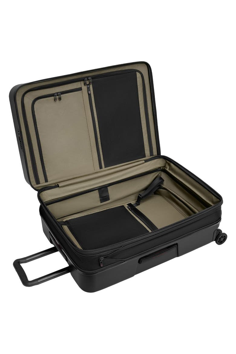 ZDX 27 Inch Hardside Expandable Spinner Suitcase, Alternate, color, BLACK