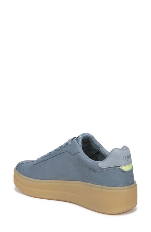 Ryka Women's Viv Max Lace Up Platform Sneakers In Blue