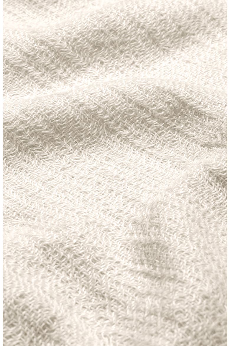 Shannon throw, Alternate, color, White