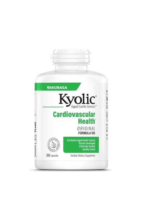 Aged Garlic Extract Formula 100, Cardiovascular Health, capsules 300 Count