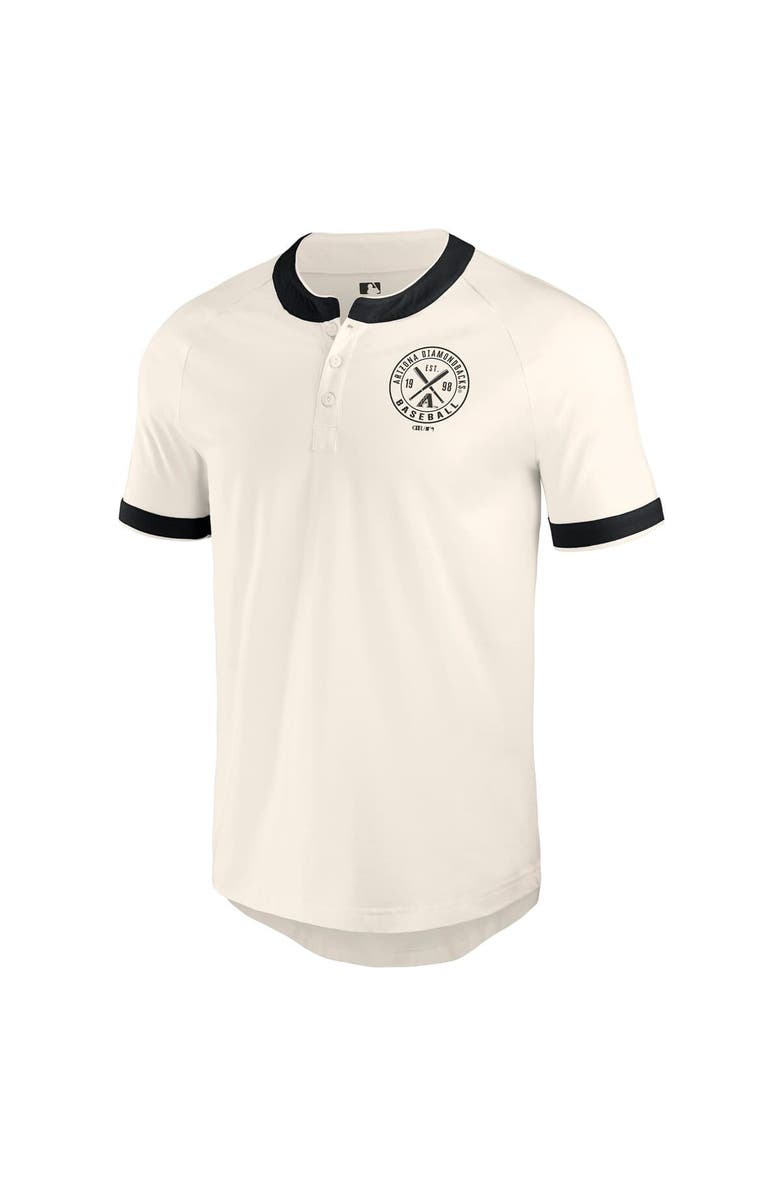 Darius Rucker Collection by Fanatics Men's Darius Rucker Collection by Fanatics White Arizona Diamondbacks Henley Raglan T-Shirt, Alternate, color, White