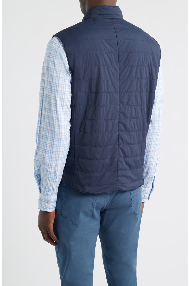 Bauer Quilted Water Resistant Snap-Up Vest, Alternate, color, NAVY
