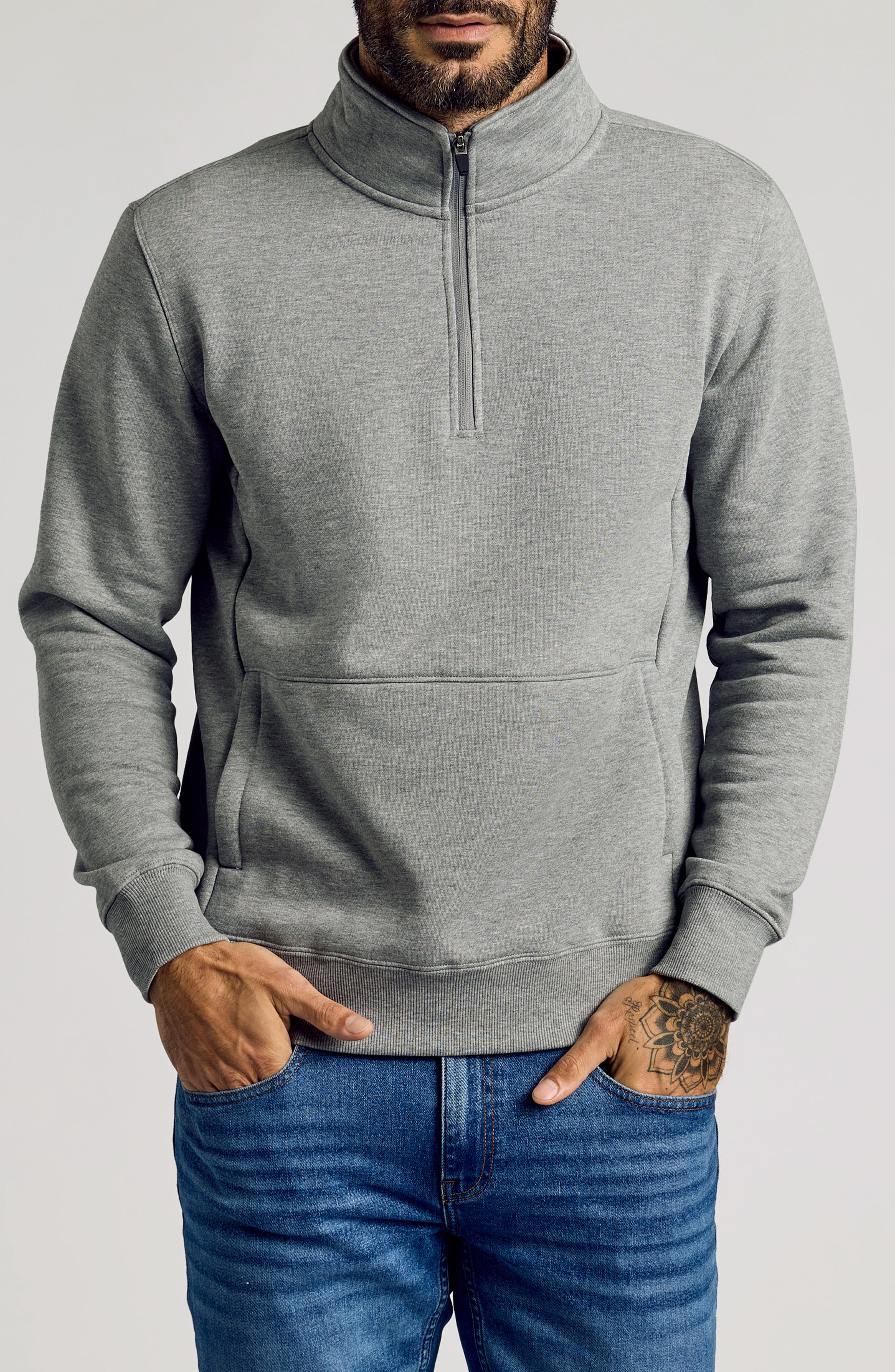 MEDIUM HEATHER GRAY