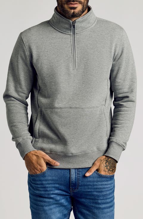 Fleece Quarter Zip Sweatshirt