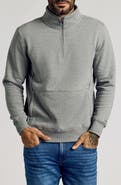 True Classic Fleece Quarter Zip Sweatshirt