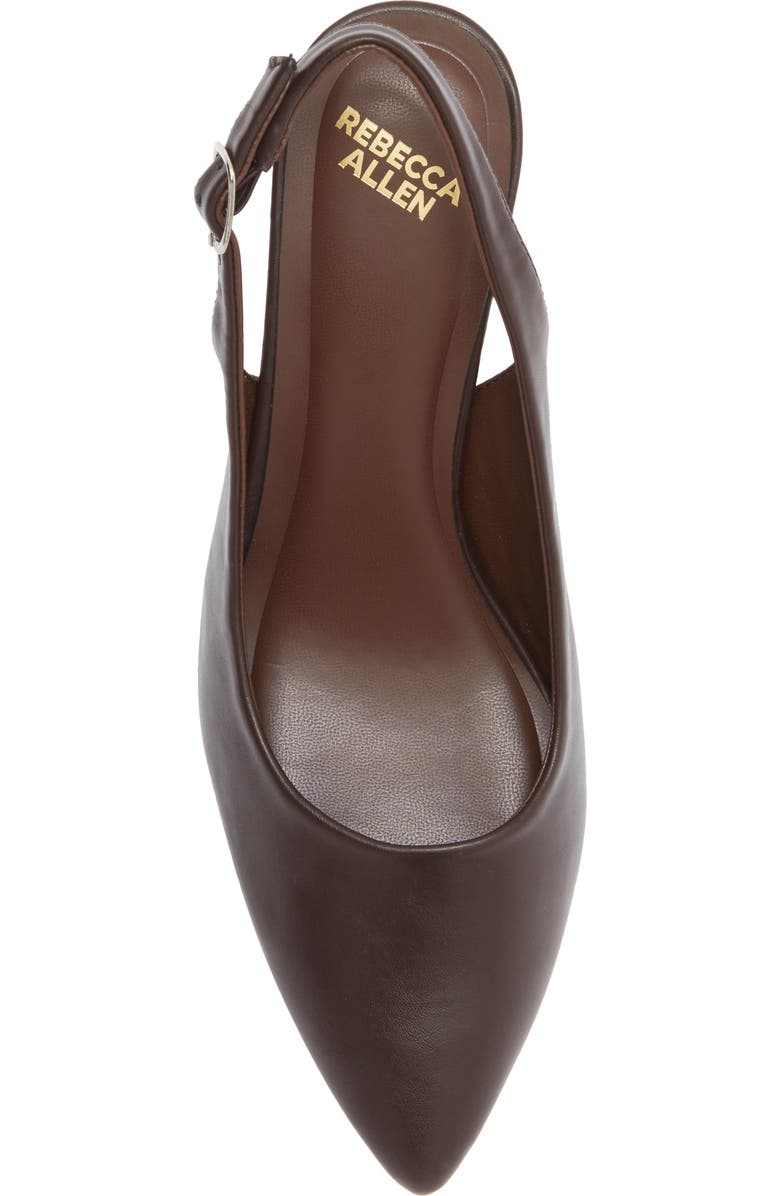 Rebecca Allen Arrow Slingback Pump, Alternate, color, Brown