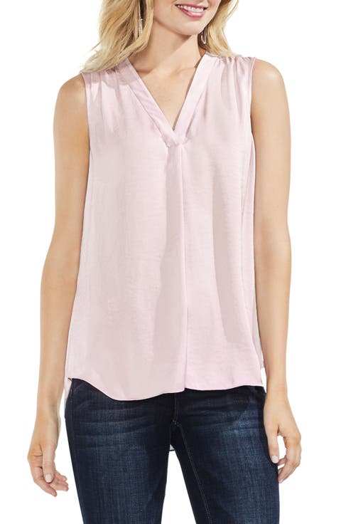 Rumpled Satin Blouse