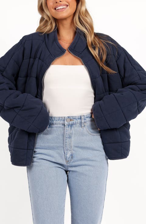 Alegra Quilted Cotton Blend Jacket