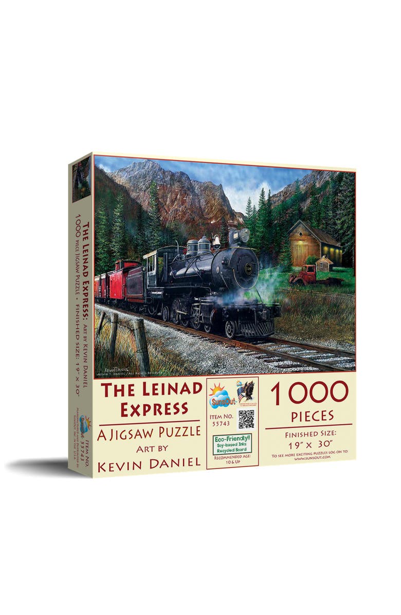 Sunsout The Leinad Express 1000 piece Jigsaw Puzzle for Adults, Main, color, Multicolor