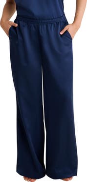 nz BY NIC AND ZOE Asher Wide Leg Satin Back Pants